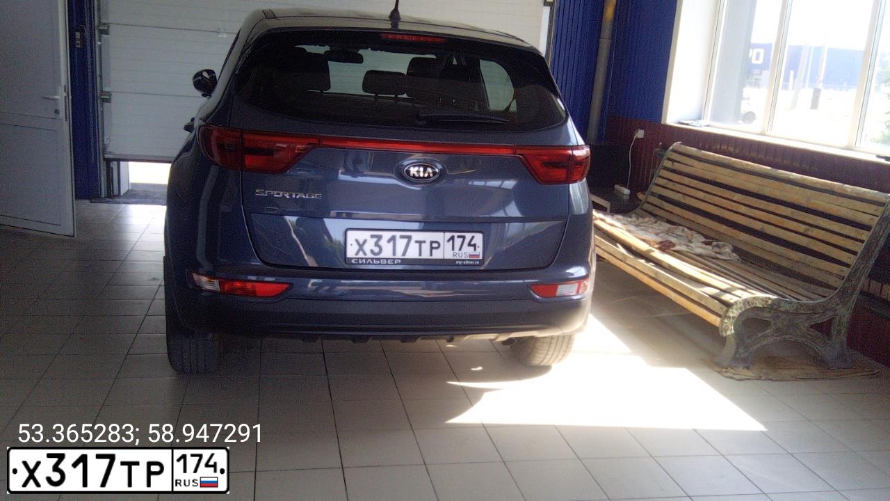 Фото автомобиля KIA SPORTAGE, 2016 — госномер К140ЕЕ774