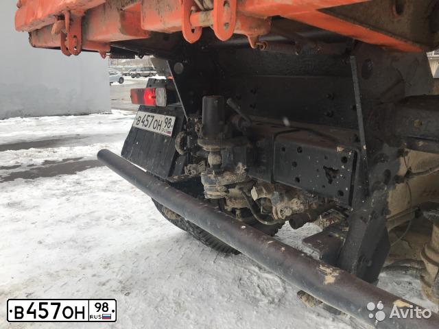 Фото автомобиля KAMAZ 55111 /6X4/, 2007 — госномер В457ОН98. Цвет: ОРАНЖЕВЫЙ