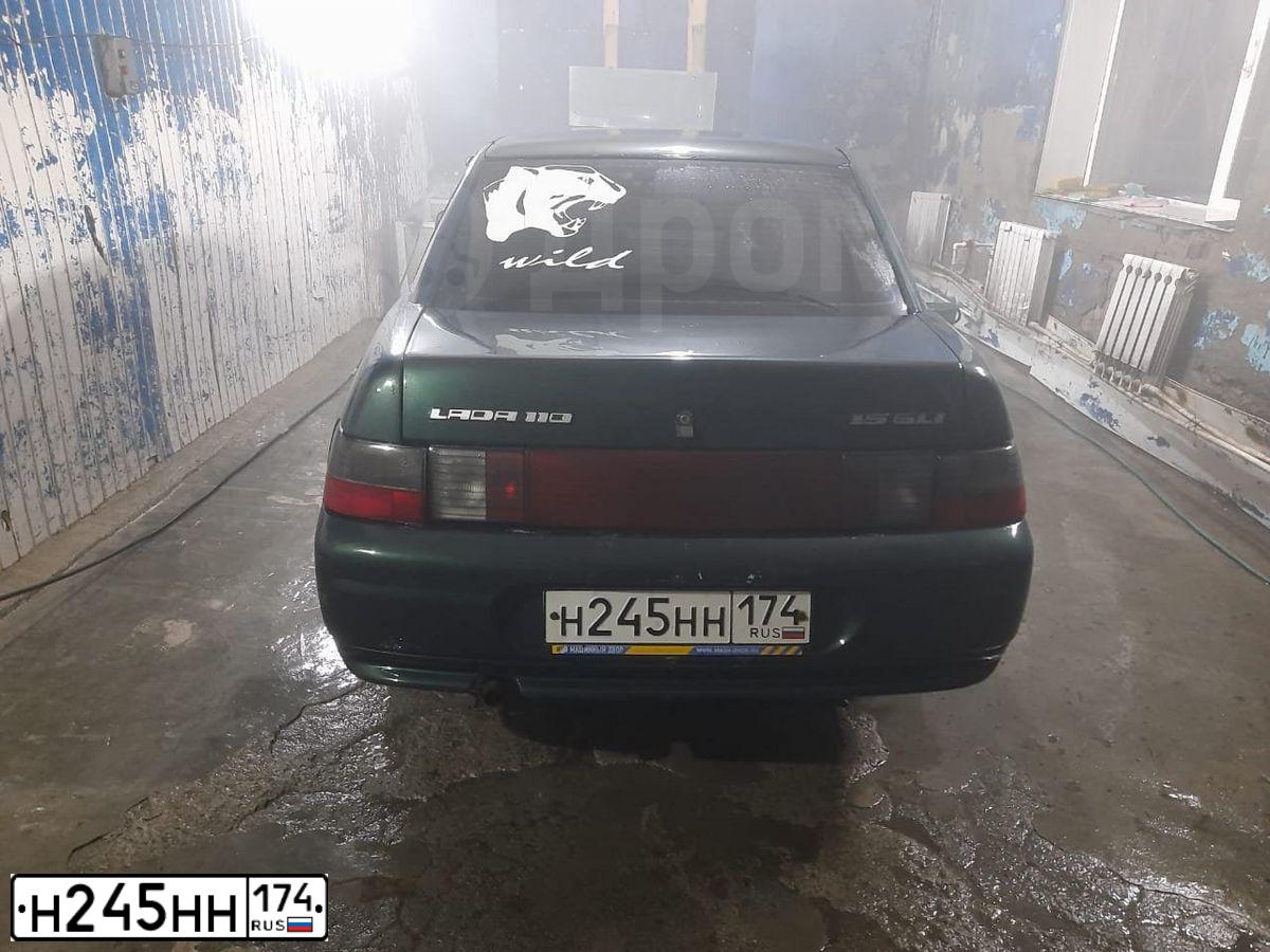 Фото автомобиля LADA 2110 LADA, 2002 — госномер В568ВВ774. Цвет: Темно-зеленый