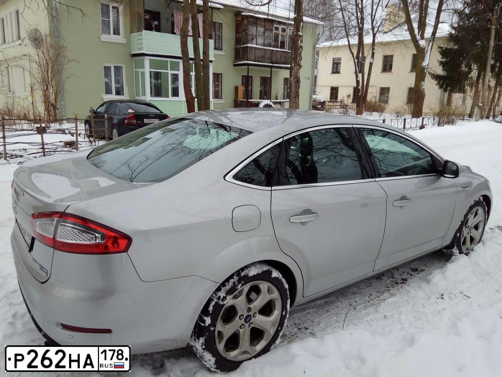 Фото автомобиля FORD MONDEO, 2013 — госномер В638ОВ797. Цвет: серебристый
