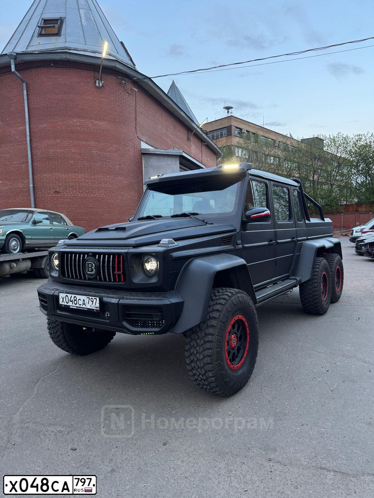 Фото автомобиля MERCEDES G-KLASSE, 2002 — госномер Х666ЕХ116. Цвет: ЧЕРНЫЙ