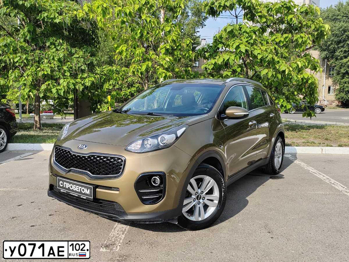 Фото автомобиля KIA SPORTAGE, 2016 — госномер В733МТ136. Цвет: ЖЕЛТО-ЗЕЛЕНЫЙ