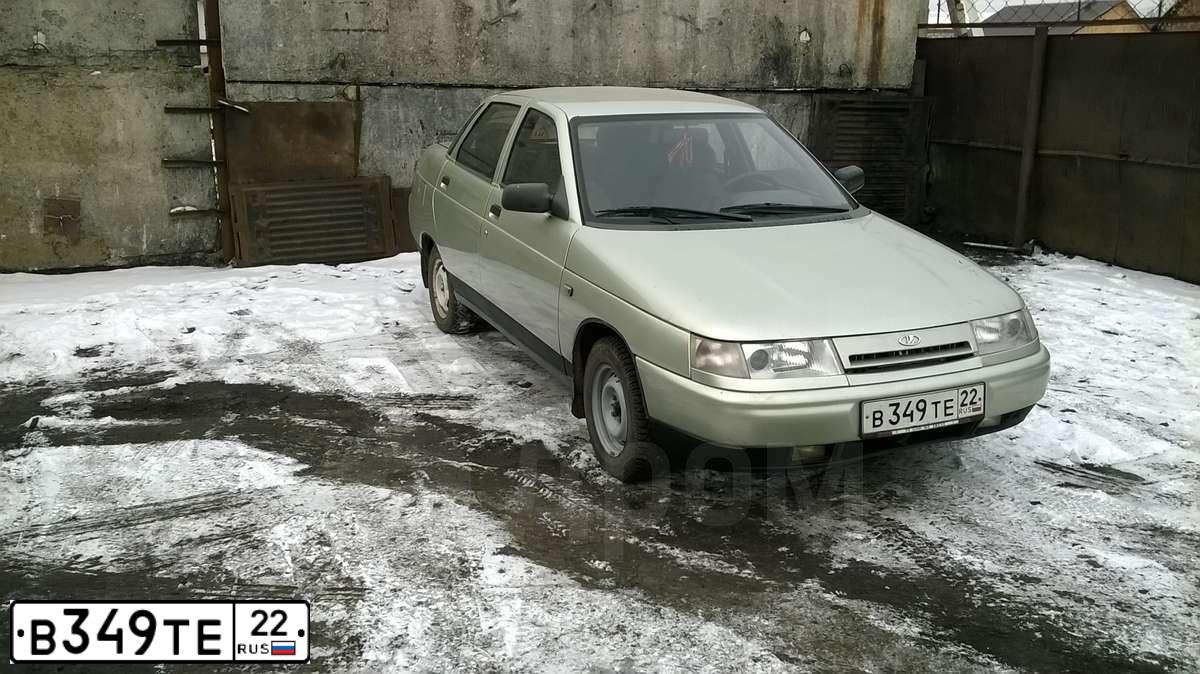 Фото автомобиля LADA 2110, 2001 — госномер В349ТЕ22. Цвет: СВЕТЛО-ЗЕЛЕНЫЙ