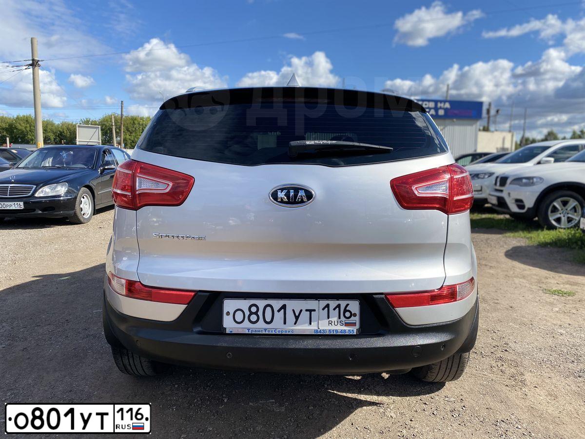 Фото автомобиля KIA SPORTAGE, 2011 — госномер Е207СА716. Цвет: ПЕРЛАМУТРОВО-СЕРЕБРИСТЫЙ