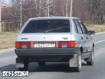 Фото автомобиля LADA 2109 SAMARA, 2004 — госномер Т338ВА550. Цвет: СВЕТЛО-СЕРЫЙ
