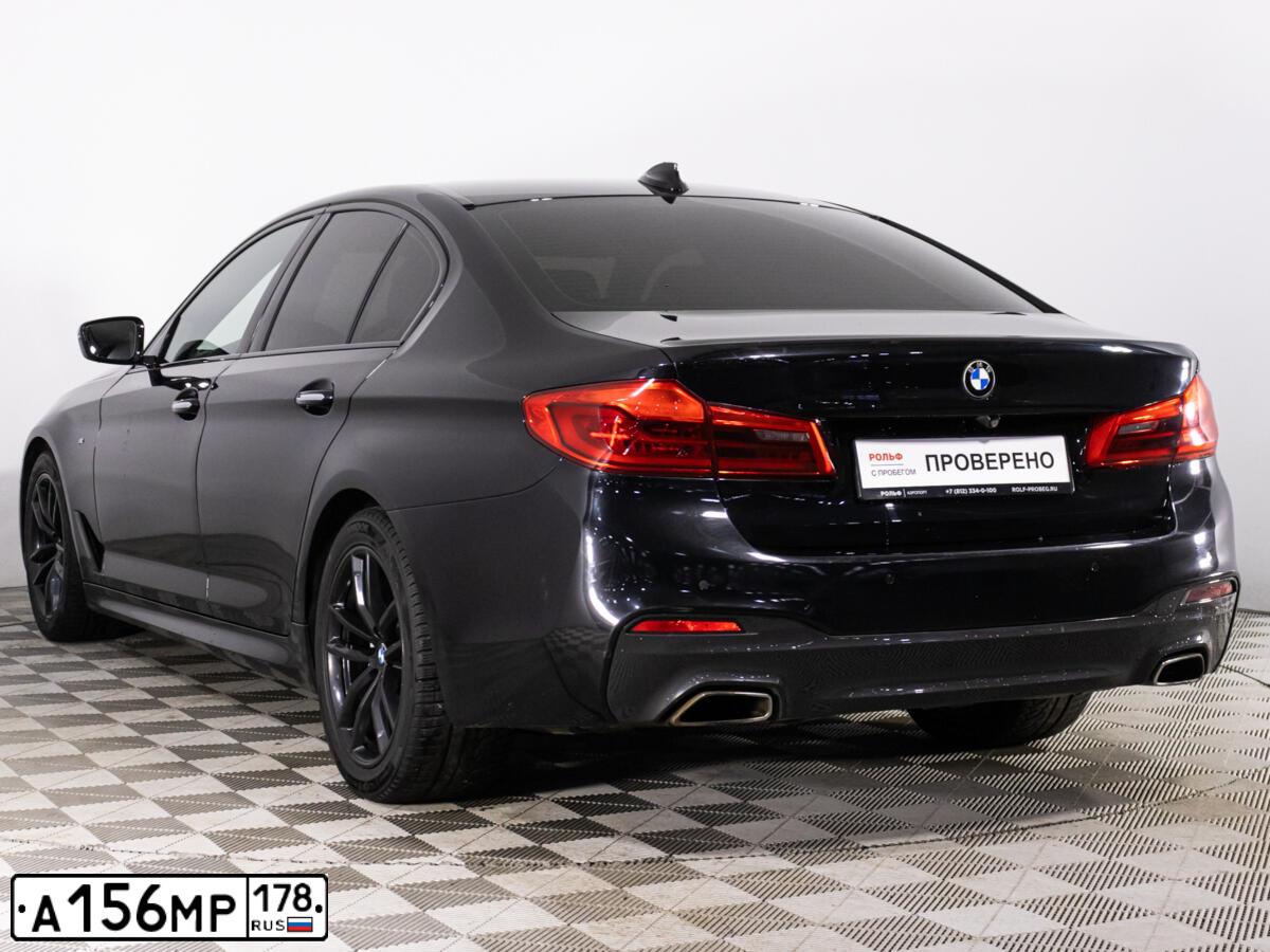 Фото автомобиля БМВ 520D XDRIVE, 2017 — госномер С301ТК198. Цвет: ЧЕРНЫЙ