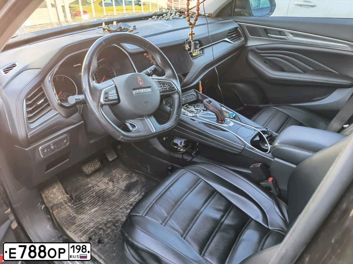Фото автомобиля HAVAL F7, 2019 — госномер М026РК35. Цвет: ЧЕРНЫЙ