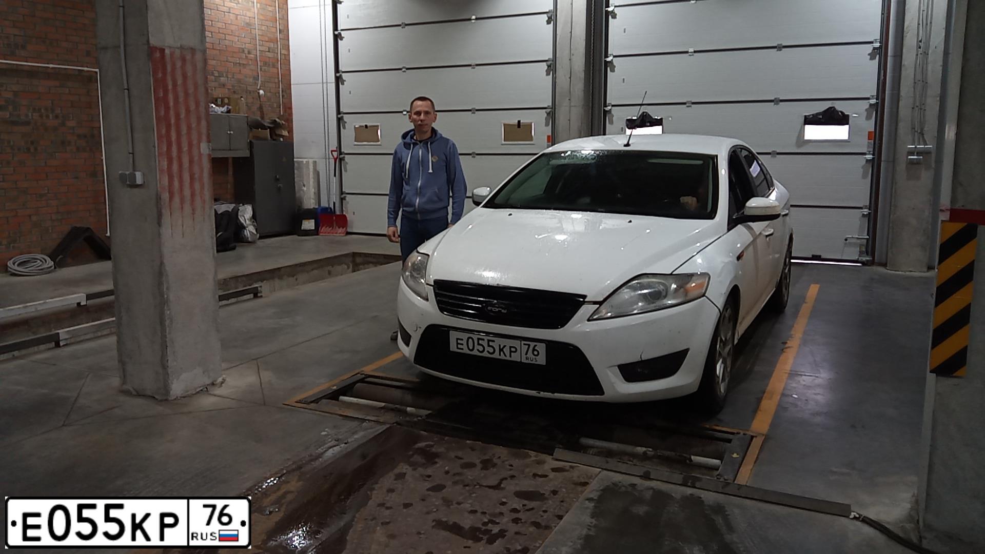 Фото автомобиля FORD MONDEO, 2009 — госномер Т077ТТ44. Цвет: Белый