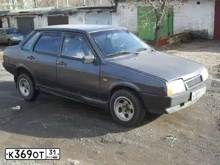 Фото автомобиля LADA 2109 SAMARA, 1997 — госномер К369ОТ31. Цвет: ЧАРОИТ