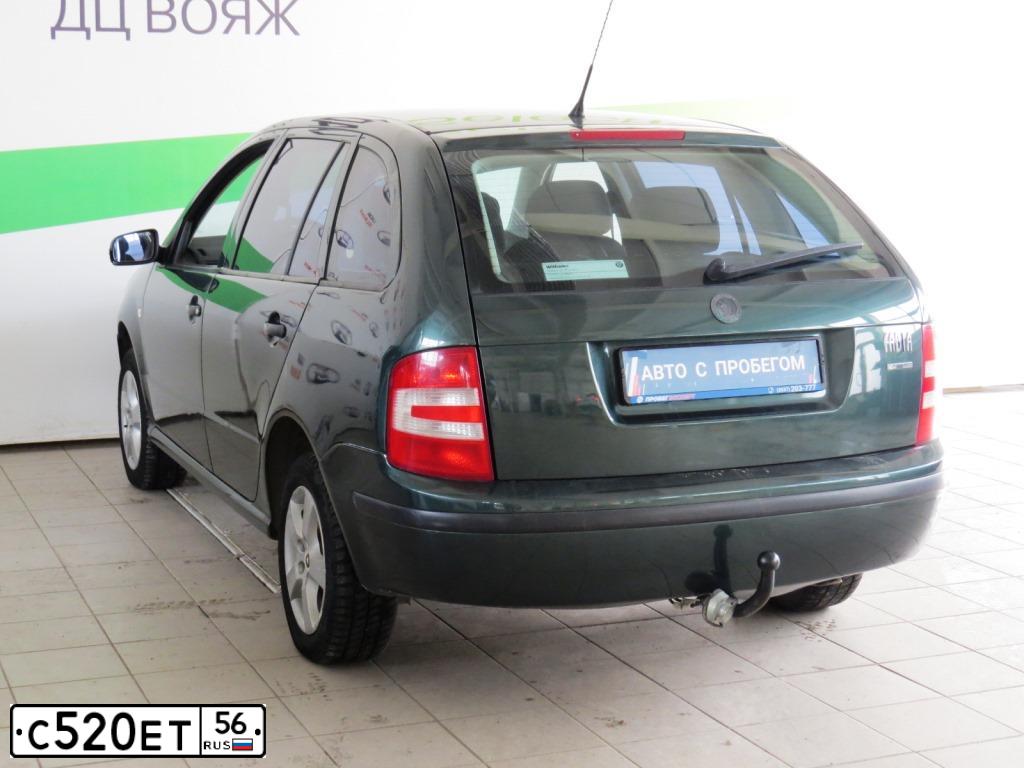 Фото автомобиля SKODA FABIA, 2006 — госномер В279АО156. Цвет: ЗЕЛЕНЫЙ
