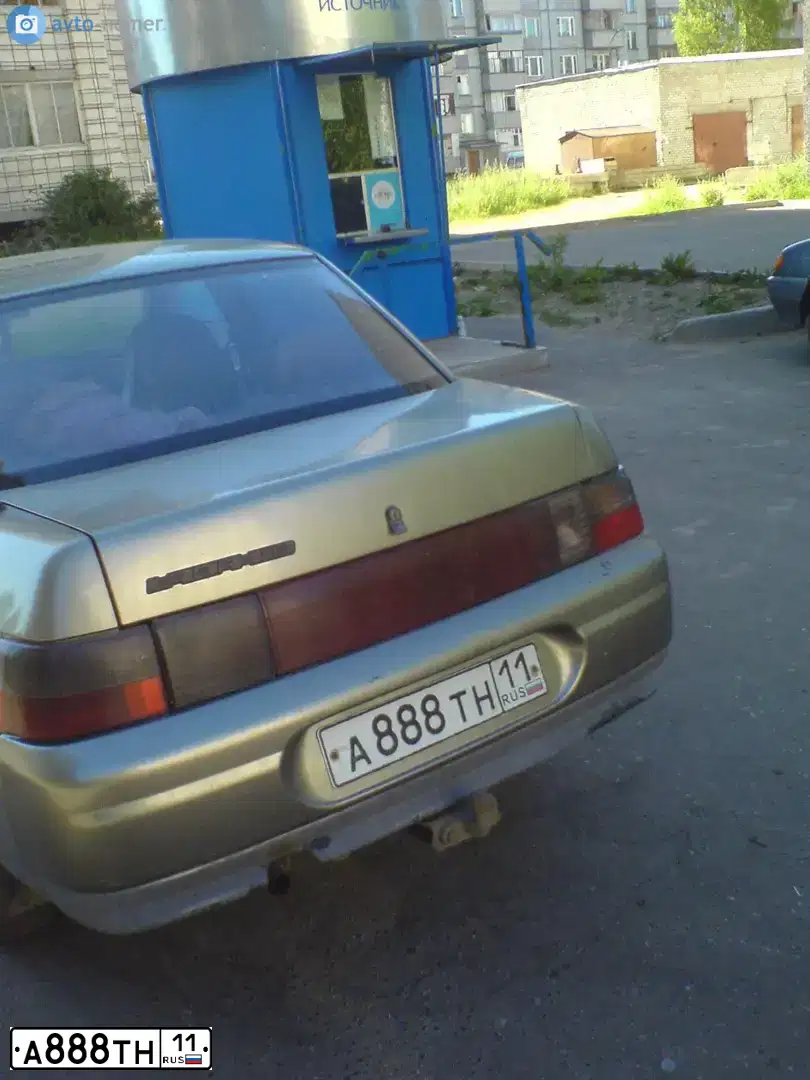 Фото автомобиля LADA 2110 LADA, 1999 — госномер А888ТН11. Цвет: СЕРЕБРИСТЫЙ СЕРО-ЗЕЛЕНЫЙ