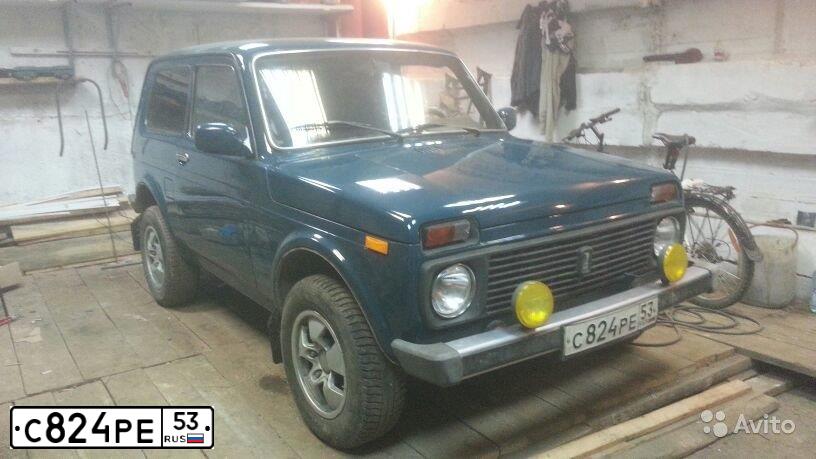 Фото автомобиля LADA 2121 NIVA, 2005 — госномер В345АР177. Цвет: Сине-зеленый