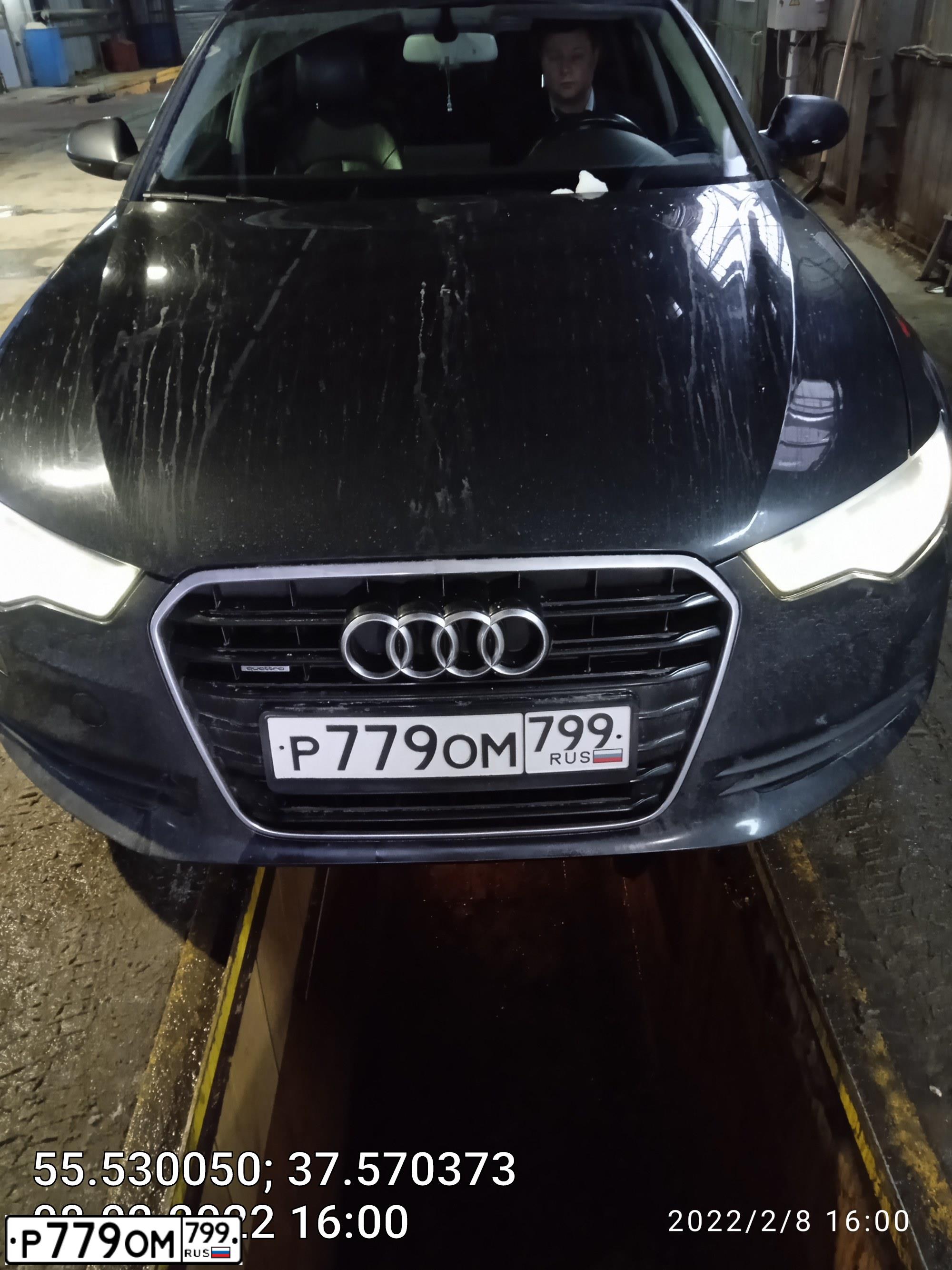 Фото автомобиля AUDI A6, 2011 — госномер А599ММ799. Цвет: ЧЕРНЫЙ