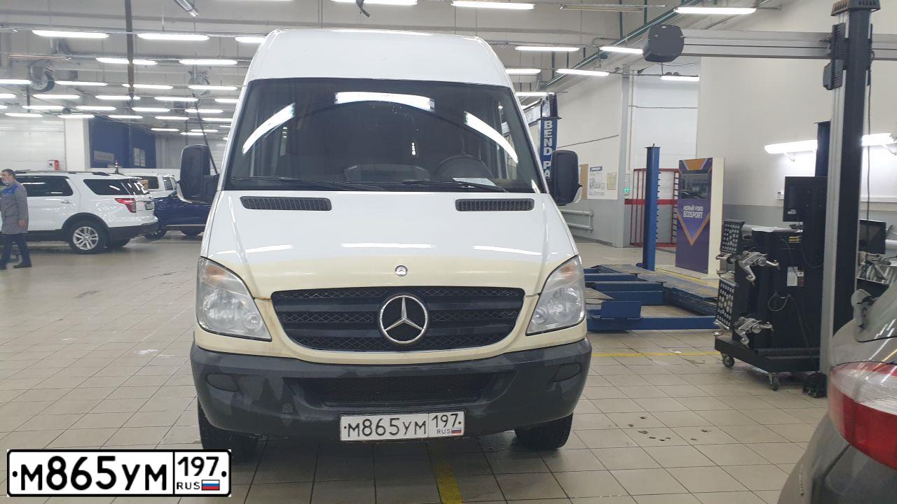 Фото автомобиля MERCEDES SPRINTER, 2012 — госномер В910ХТ164. Цвет: ЧЕРНЫЙ