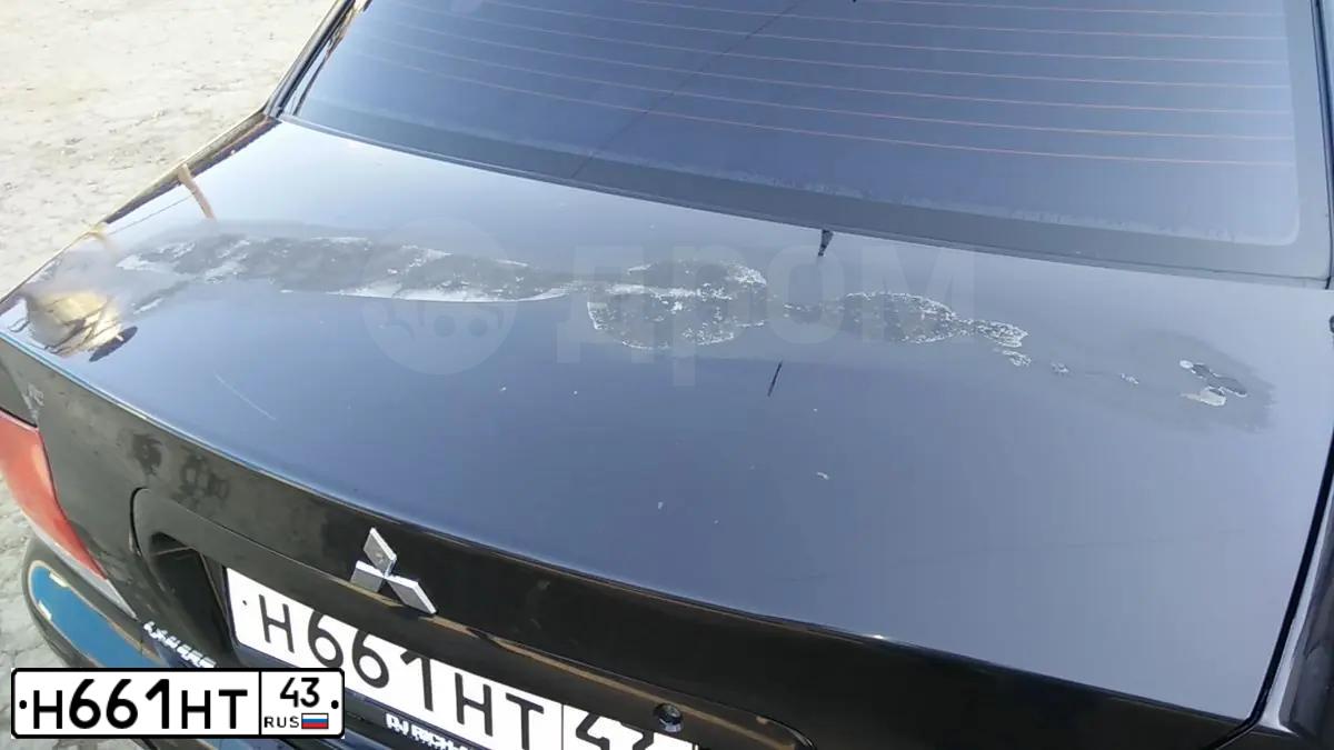 Фото автомобиля MITSUBISHI LANCER, 2007 — госномер У376ТС43. Цвет: ЧЕРНЫЙ
