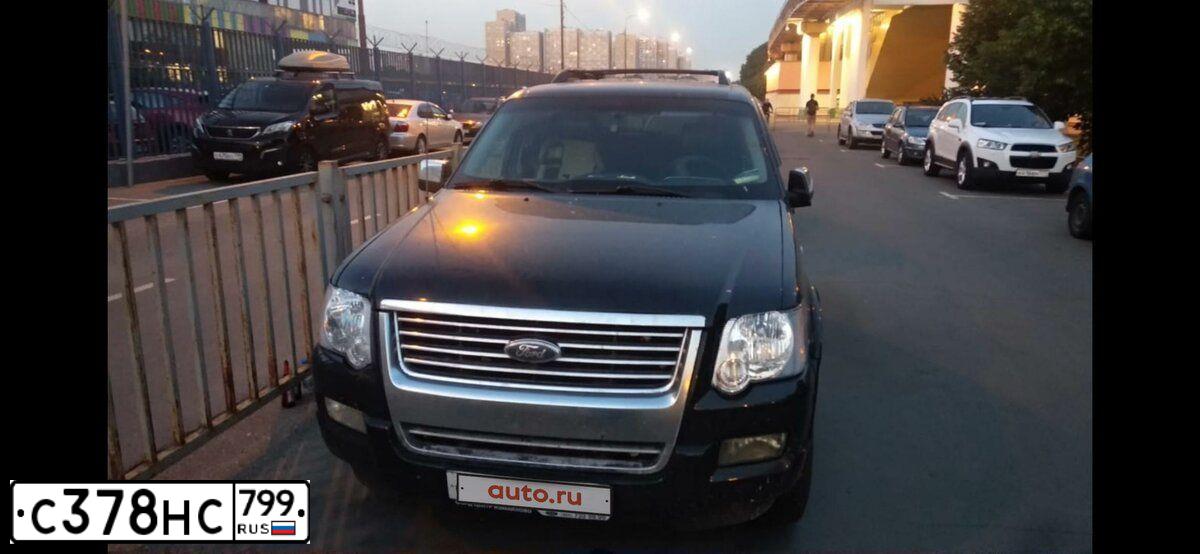 Фото автомобиля FORD EXPLORER, 2007 — госномер С378НС799. Цвет: ЧЕРНЫЙ