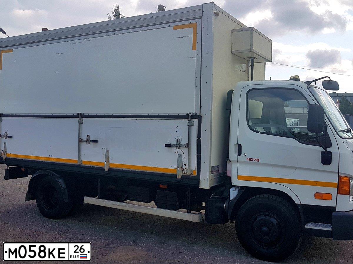 Фото автомобиля HYUNDAI MIGHTY, 2008 — госномер А397НО763. Цвет: Белый