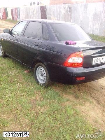 Фото автомобиля LADA 2170 PRIORA, 2007 — госномер К012ВТ05. Цвет: ГРАФИТОВЫЙ МЕТАЛЛИК