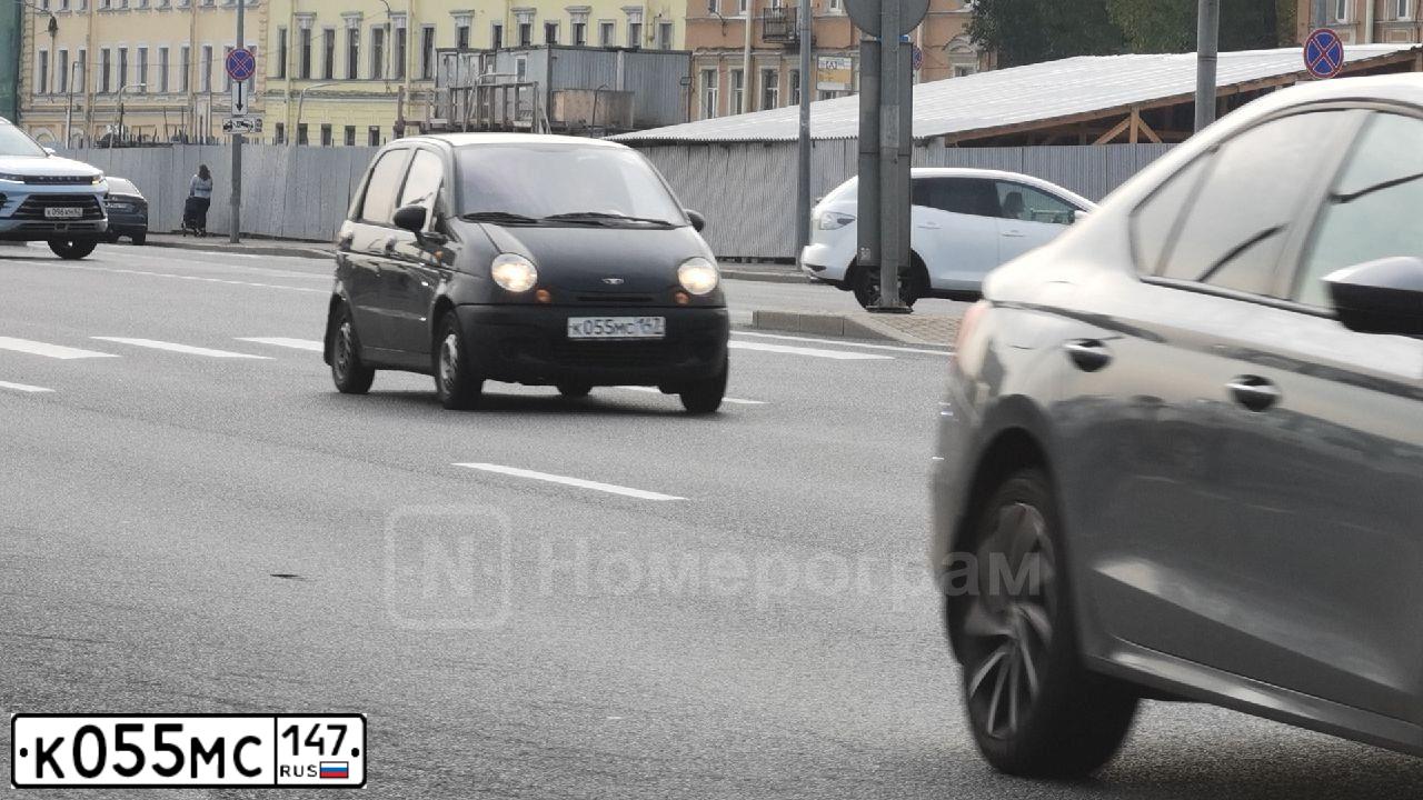 Фото автомобиля DAEWOO MATIZ, 2011 — госномер О666ХК174. Цвет: Бледно-Черный