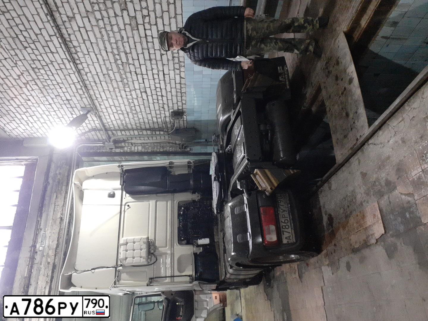 Фото автомобиля DAF XF, 2019 — госномер А786РУ790. Цвет: Белый