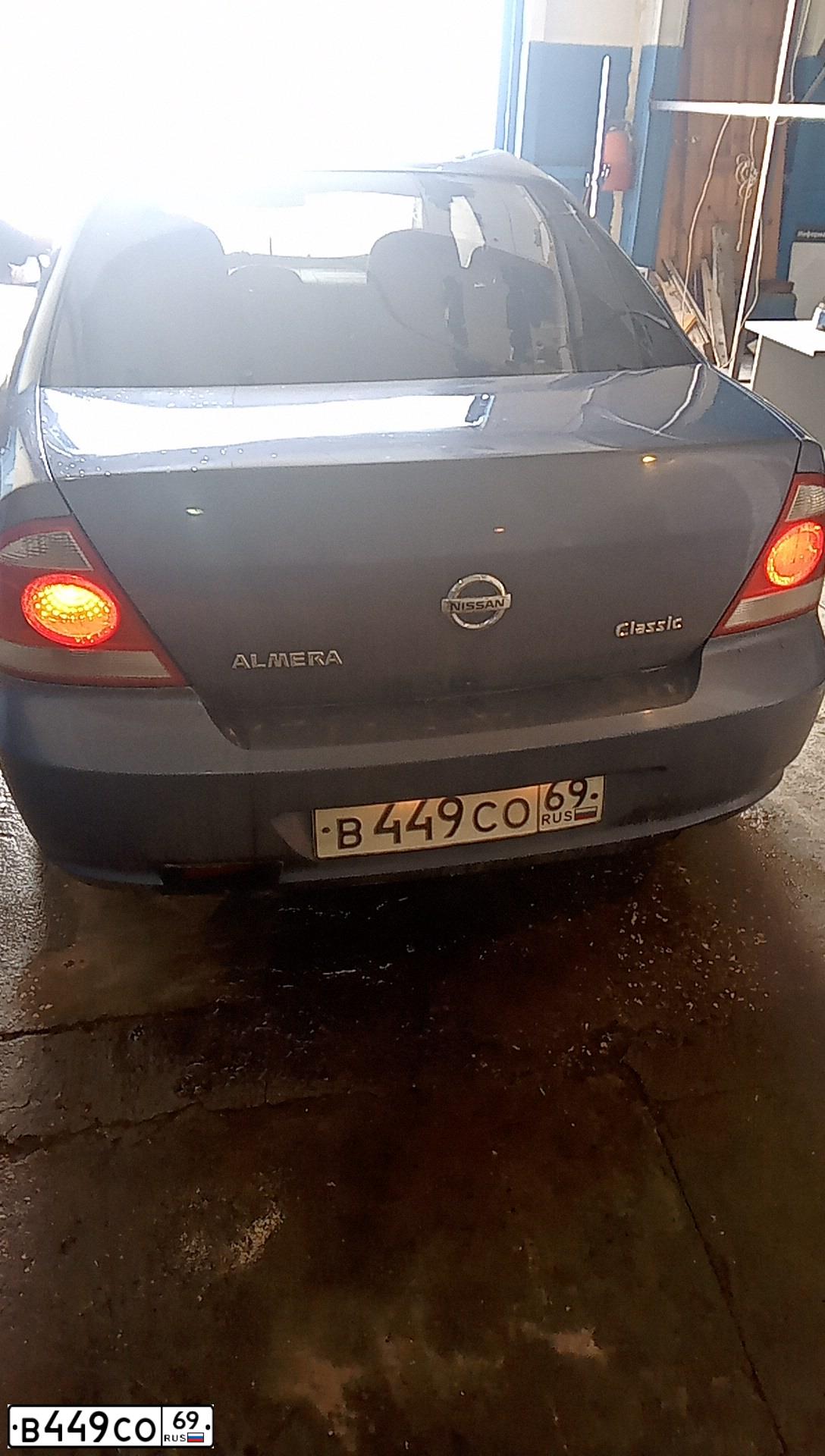 Фото автомобиля NISSAN ALMERA, 2006 — госномер В449СО69. Цвет: синий