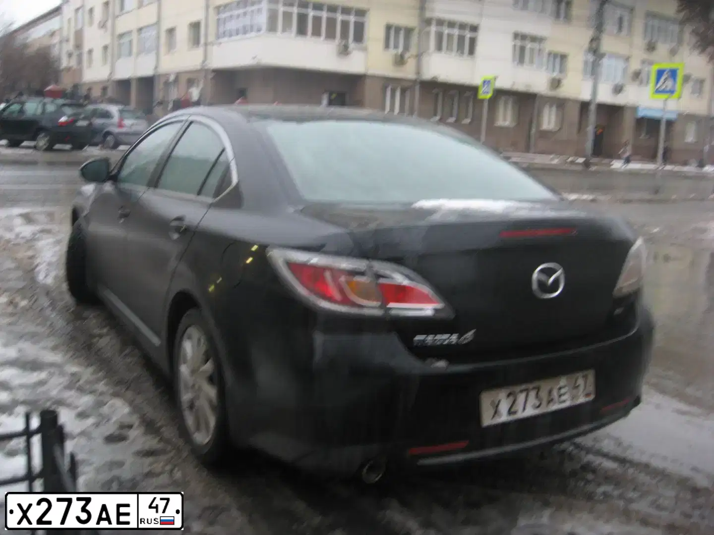 Фото автомобиля MAZDA 6, 2012 — госномер А516СХ67. Цвет: ЧЕРНЫЙ