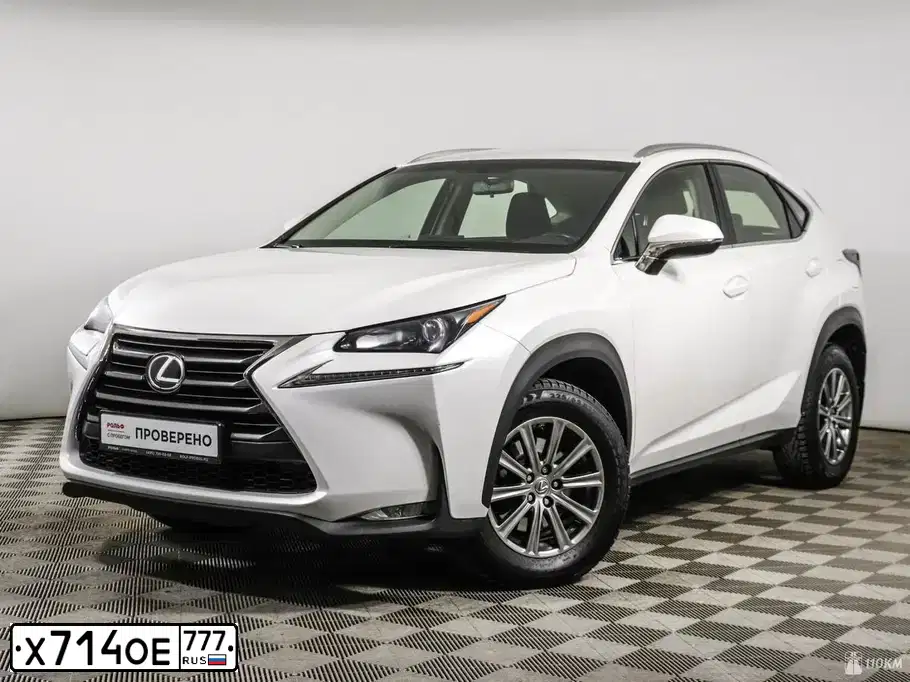 Фото автомобиля LEXUS NX, 2015 — госномер Х714ОЕ777. Цвет: Белый