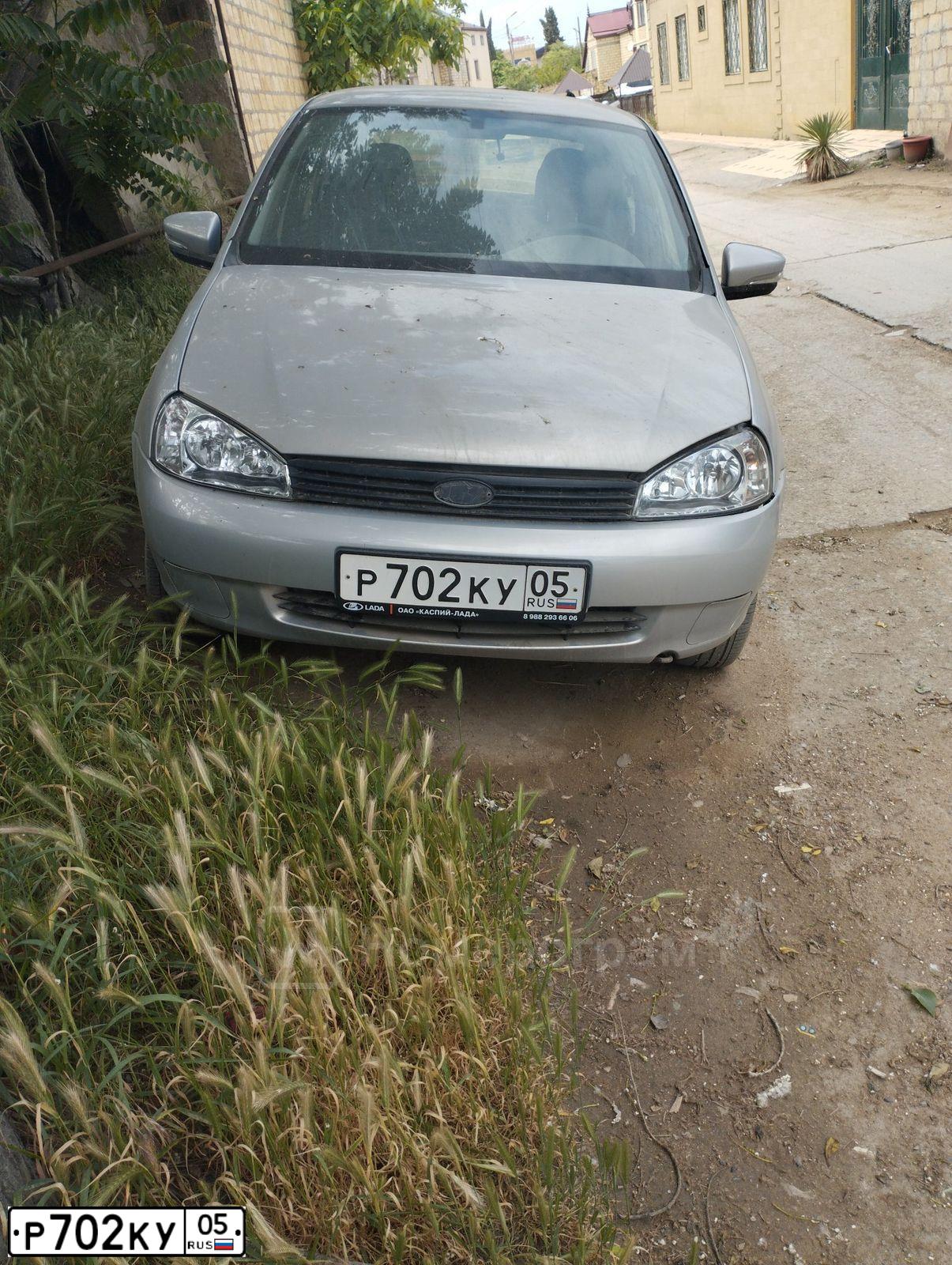 Фото автомобиля LADA 1118 KALINA, 2008 — госномер Р702КУ05. Цвет: СЕРЕБРИСТЫЙ