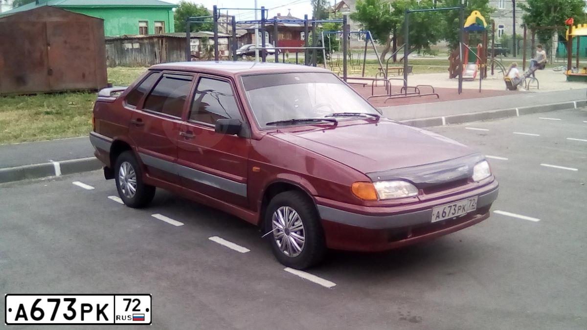 Фото автомобиля LADA 2115 SAMARA, 2005 — госномер Х073ОХ72. Цвет: ТЕМНО-МАЛИНОВЫЙ