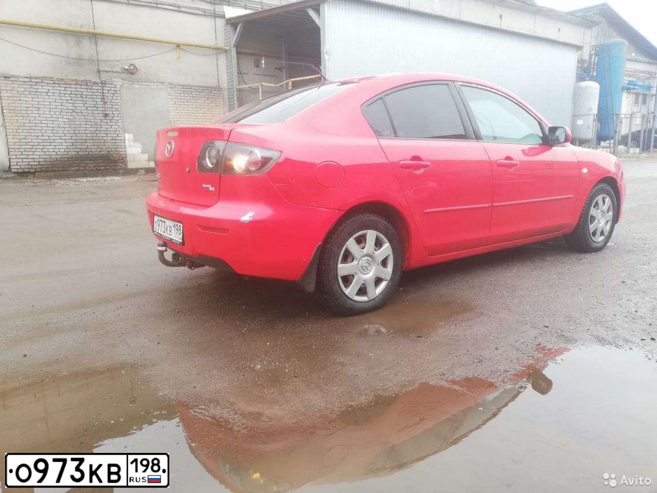 Фото автомобиля MAZDA 3, 2008. Цвет: Красный