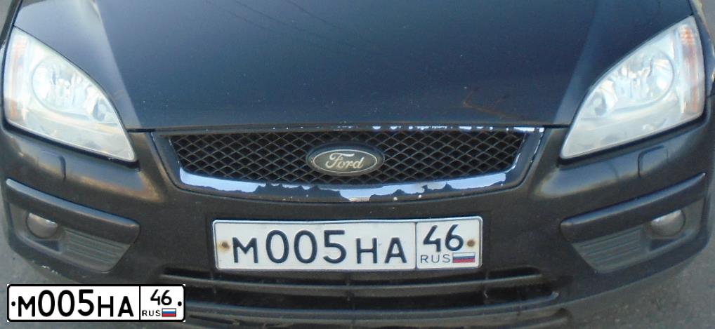 Фото автомобиля FORD FOCUS, 2007 — госномер С520ЕВ46. Цвет: ЧЕРНЫЙ
