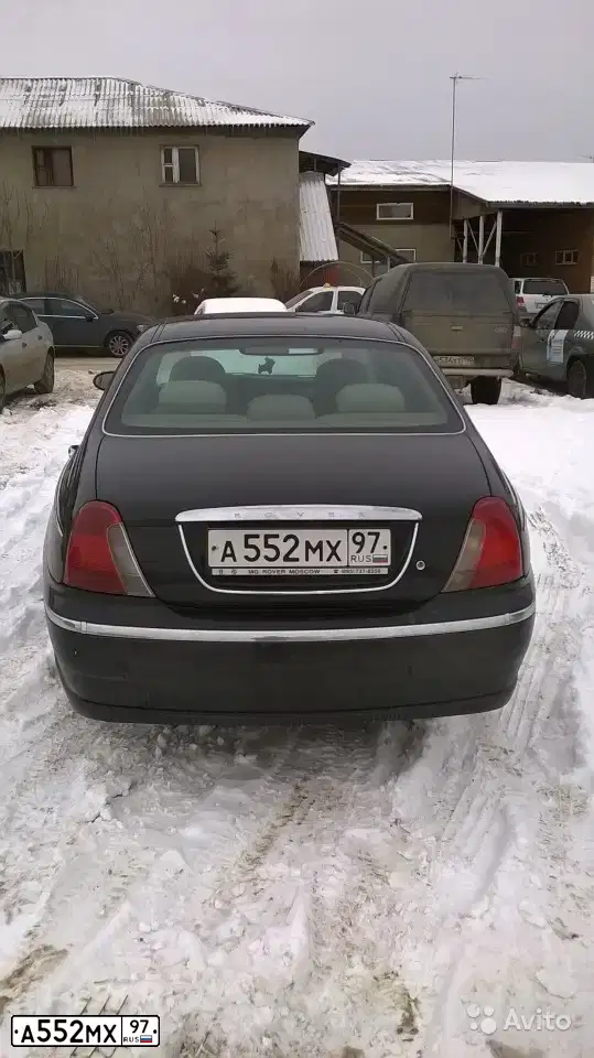 Фото автомобиля ROVER 75, 2000 — госномер А552МХ97. Цвет: ЧЕРНЫЙ