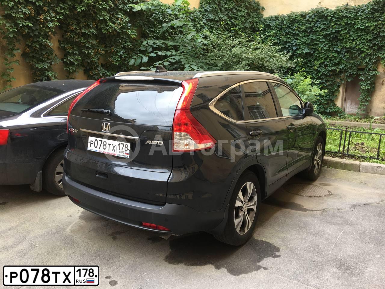 Фото автомобиля HONDA CR-V, 2014 — госномер Т113АК198. Цвет: ЧЕРНЫЙ