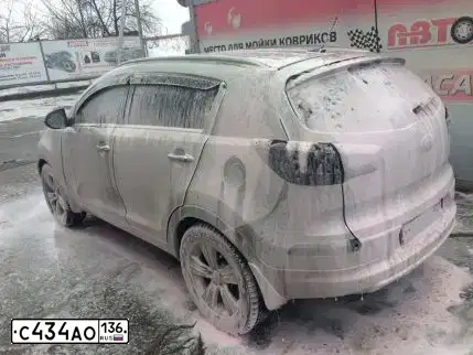 Фото автомобиля FORD KUGA, 2016 — госномер С434АО136. Цвет: СЕРЫЙ
