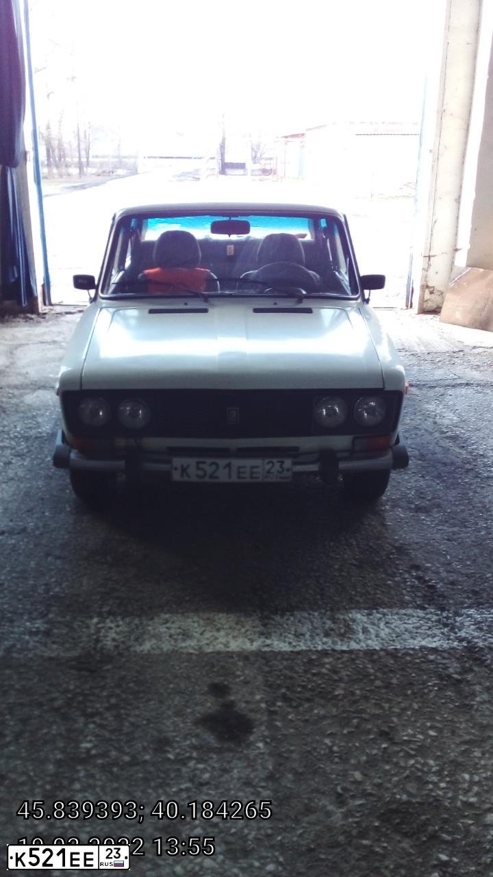 Фото автомобиля LADA 2106, 1995 — госномер К521ЕЕ23. Цвет: Белый
