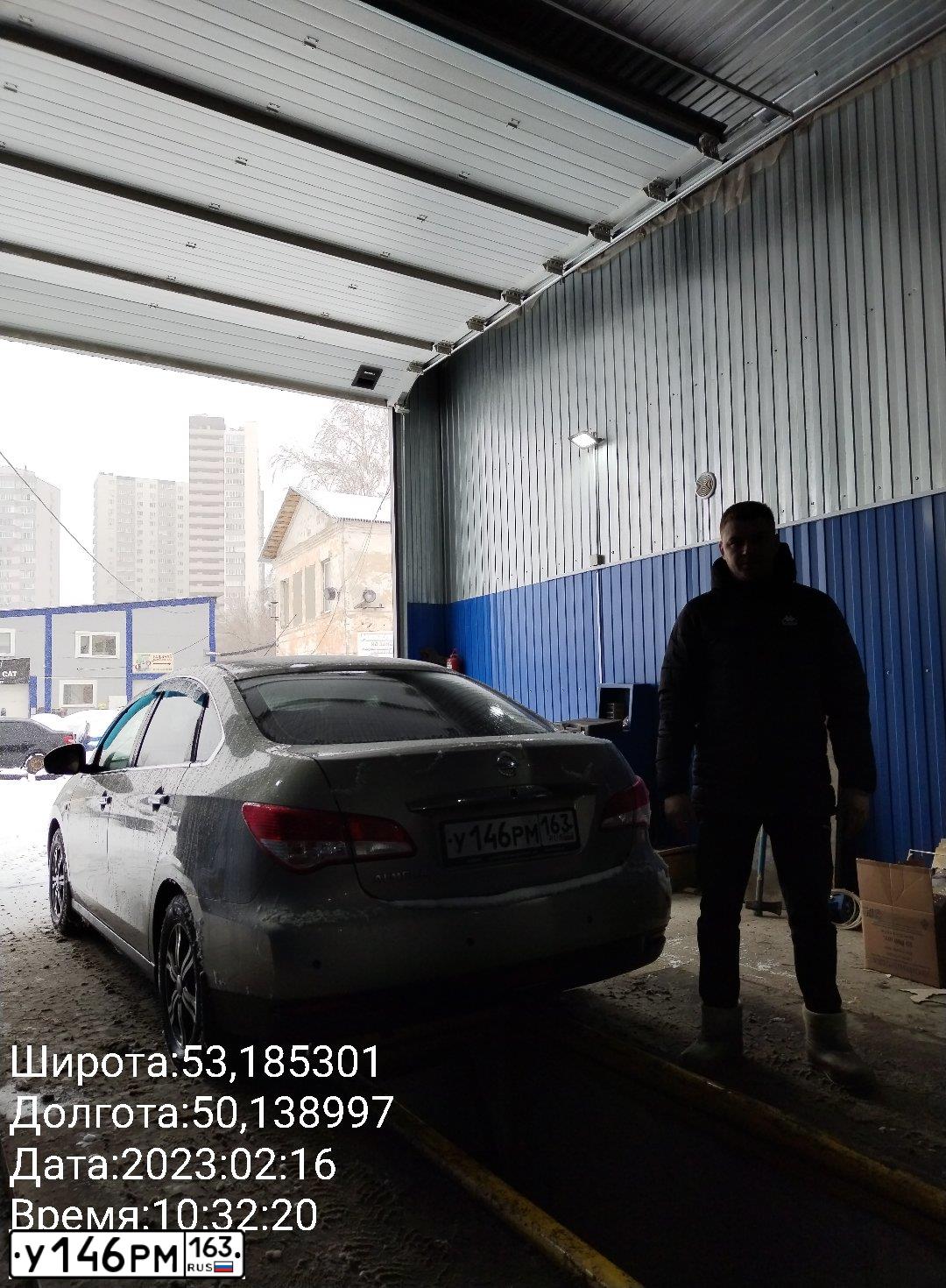 Фото автомобиля NISSAN ALMERA /AVTOVAZ/, 2014 — госномер У146РМ163. Цвет: СЕРО-БЕЖЕВЫЙ