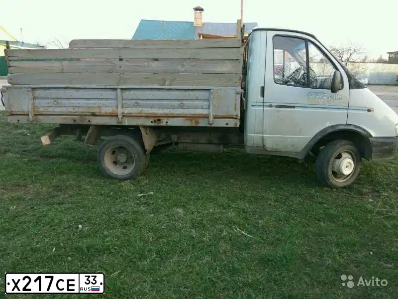 Фото автомобиля GAZ 3302 EL, 2000 — госномер М753СТ33. Цвет: СВЕТЛО-СЕРЫЙ