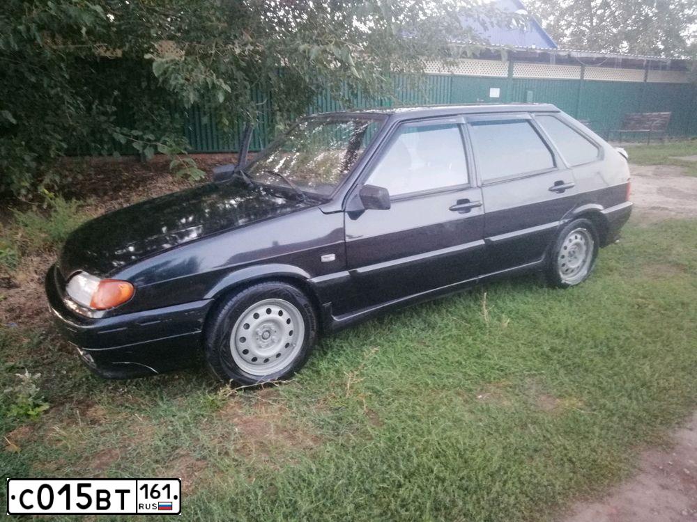 Фото автомобиля LADA 2114 SAMARA, 2004 — госномер А857КУ193. Цвет: ГРАФИТОВЫЙ МЕТАЛЛИК
