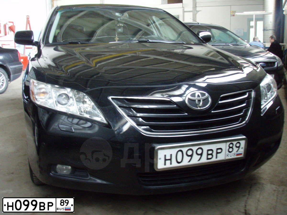 Фото автомобиля TOYOTA CAMRY, 2008 — госномер Н232ТН72. Цвет: ЧЕРНЫЙ