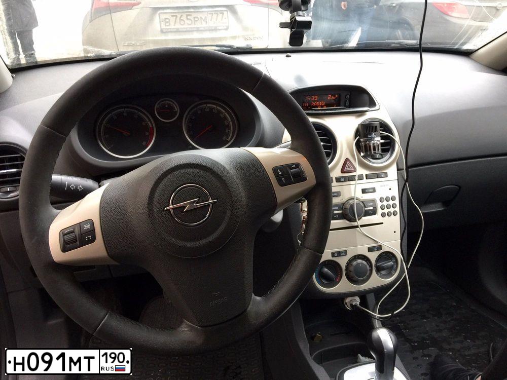 Фото автомобиля OPEL CORSA, 2010 — госномер Т316МР76. Цвет: ЧЕРНЫЙ