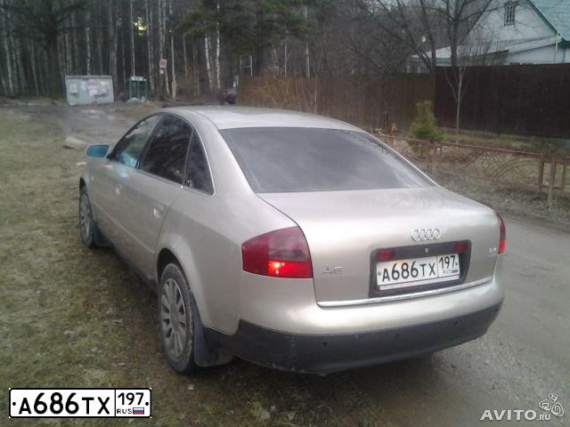 Фото автомобиля AUDI A6, 1999 — госномер А686ТХ197. Цвет: СЕРЫЙ