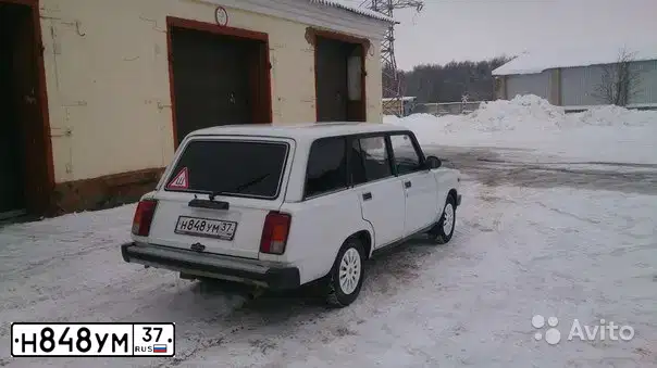 Фото автомобиля LADA 2171 PRIORA, 2012 — госномер Н848УМ37. Цвет: БЕЛЫЙ