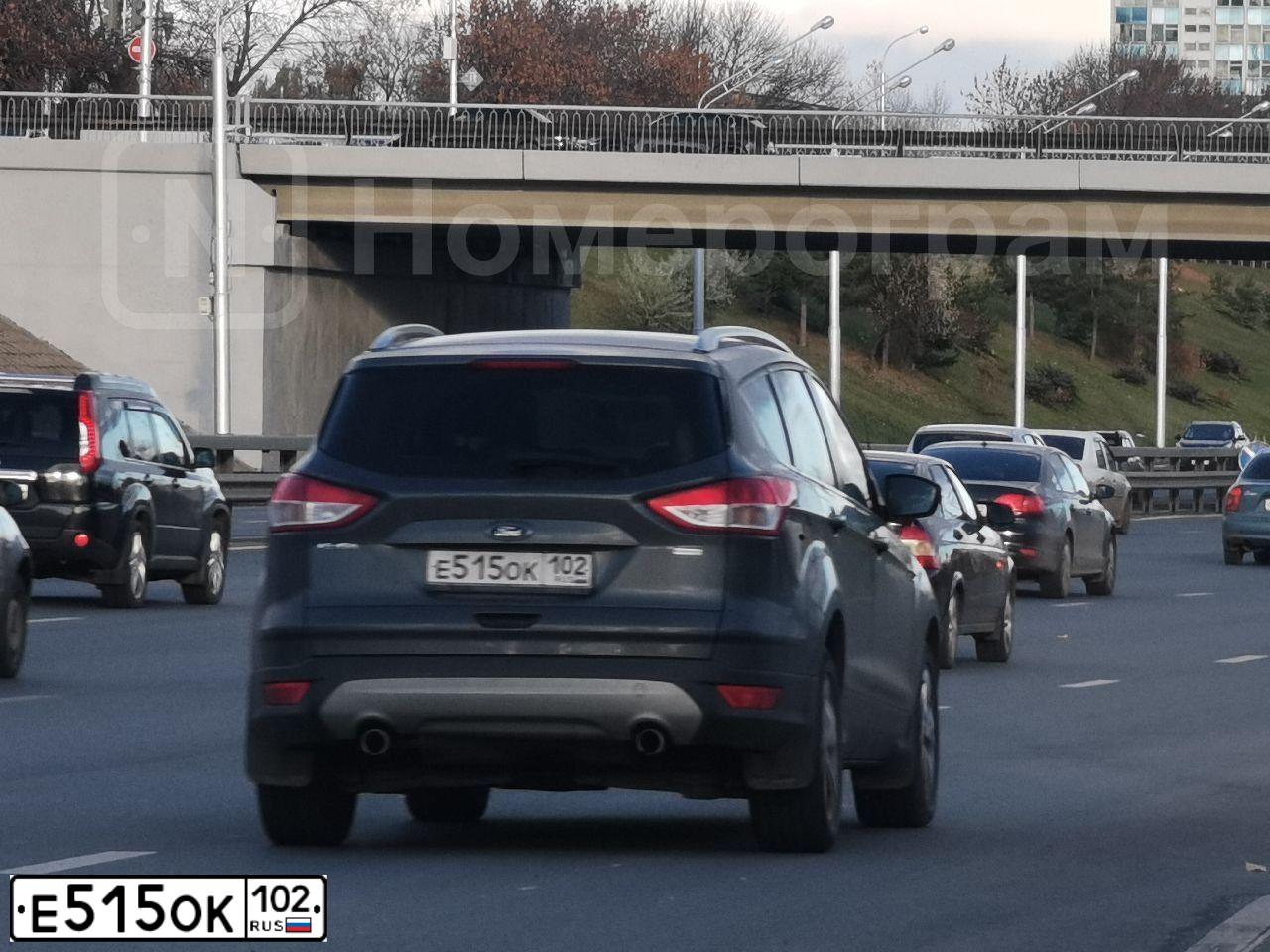 Фото автомобиля TOYOTA COROLLA, 2007 — госномер Е515ОК102. Цвет: ЧЕРНЫЙ