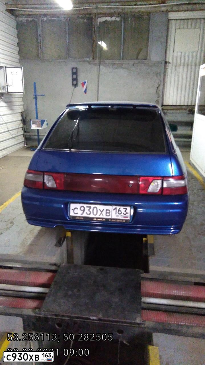 Фото автомобиля LADA 2112, 2007 — госномер С930ХВ163. Цвет: синий