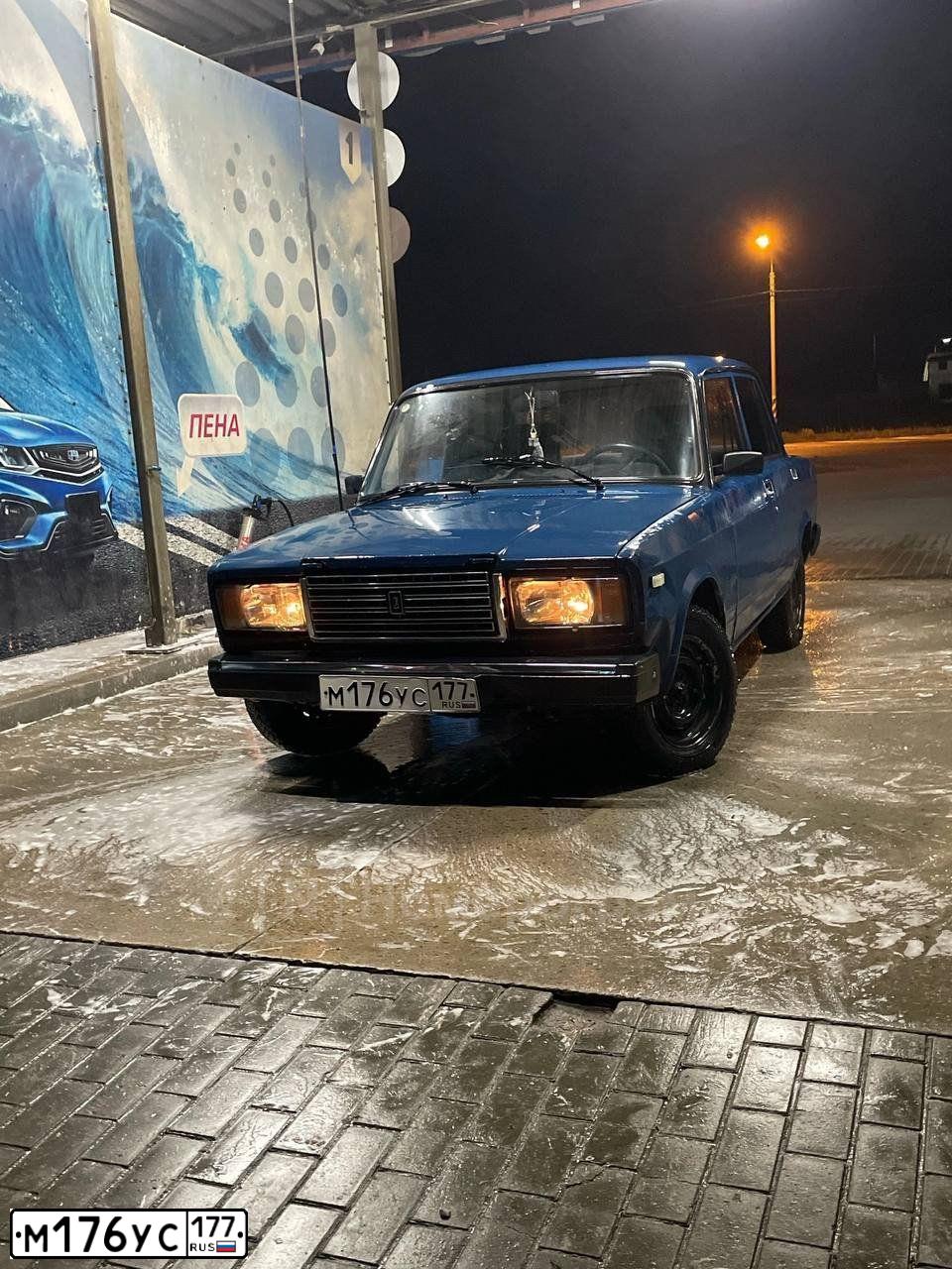 Фото автомобиля LADA 2107, 2001 — госномер М176УС177. Цвет: СИНЕ-ЗЕЛЕНЫЙ