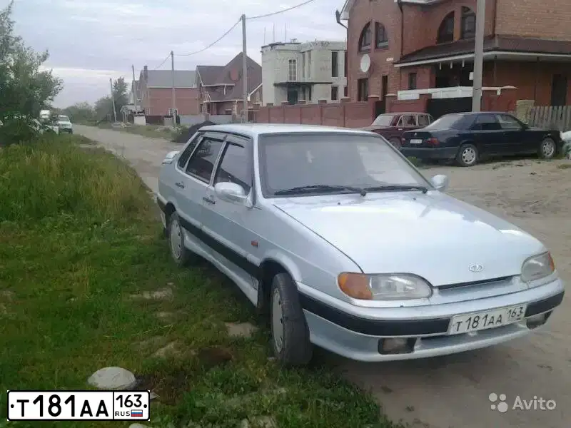 Фото автомобиля LADA 2115 SAMARA, 2005 — госномер О587АТ163. Цвет: Серебристо-Желтый