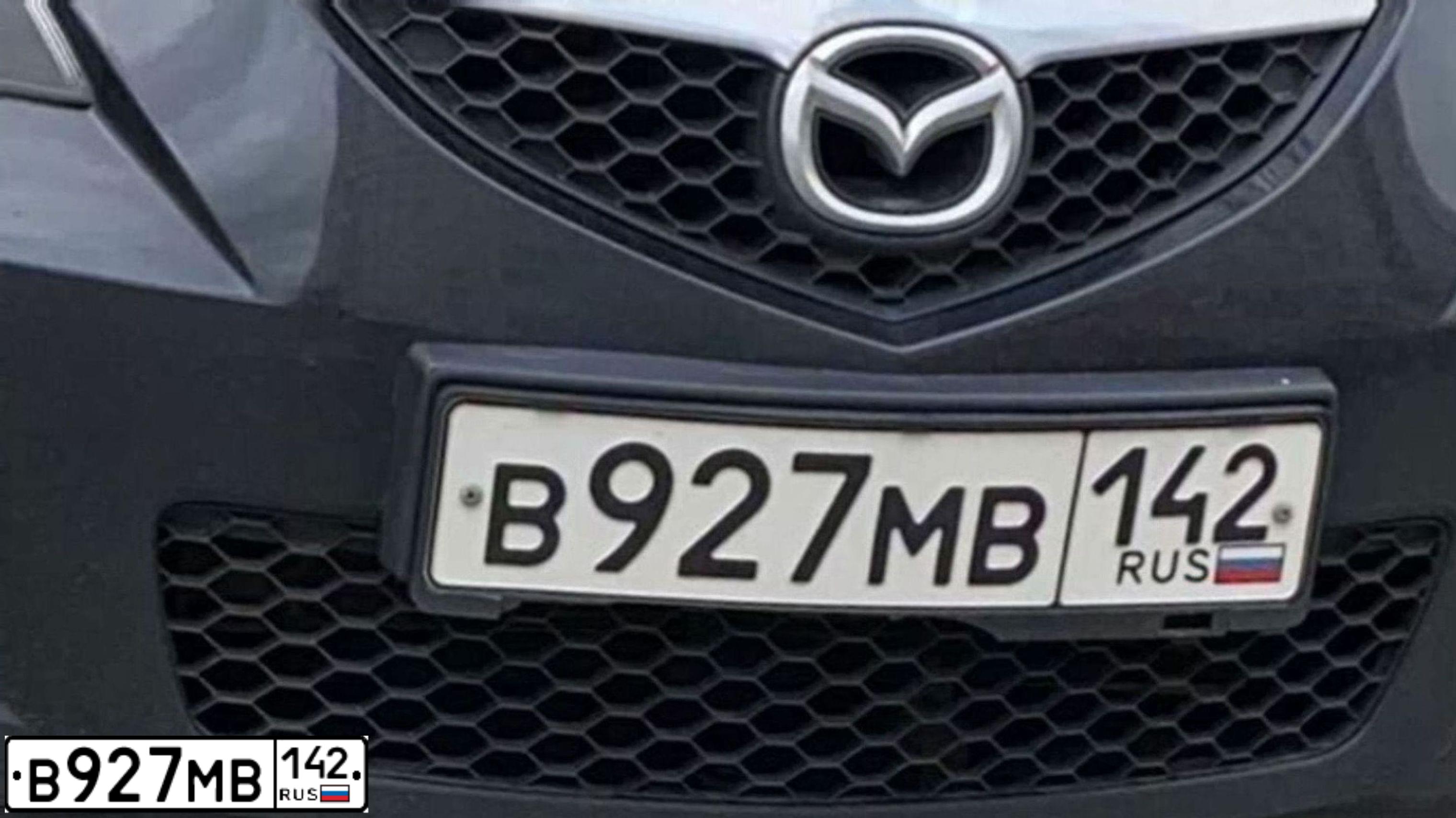 Фото автомобиля MAZDA 3, 2008 — госномер Р703ОР32. Цвет: ЧЕРНЫЙ