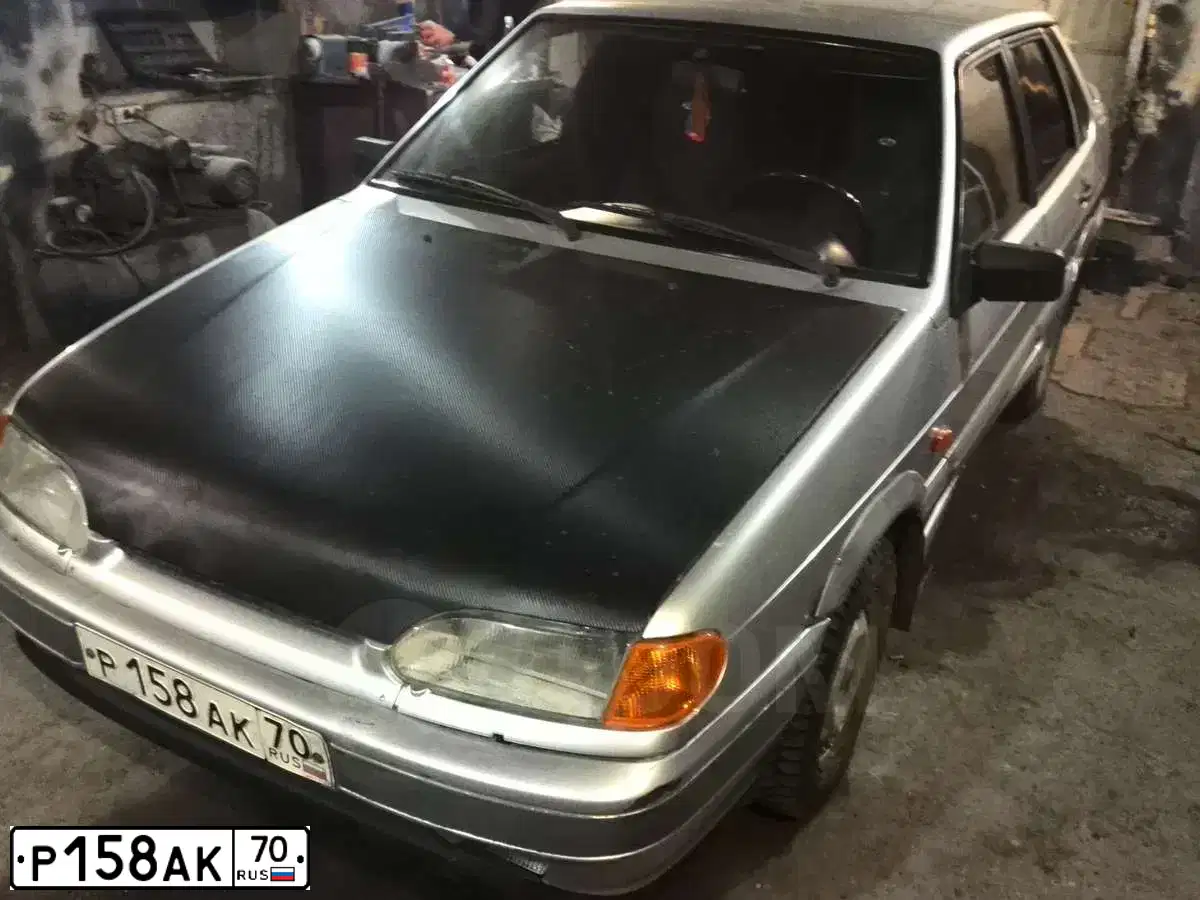 Фото автомобиля LADA 2115 SAMARA, 2003 — госномер Р158АК70. Цвет: Серебристый