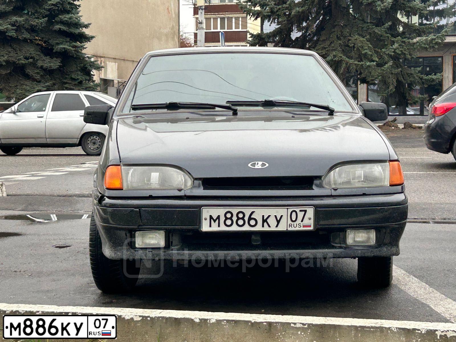 Фото автомобиля LADA 2115 SAMARA, 2008 — госномер Р151МК07. Цвет: ЧЕРНЫЙ