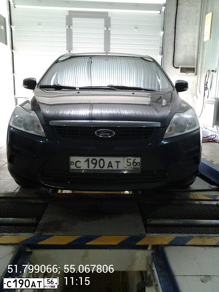 Фото автомобиля FORD FOCUS, 2010 — госномер С190АТ56. Цвет: ТЕМНО-СЕРЫЙ